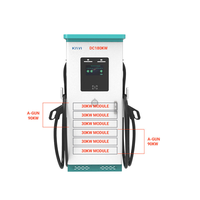 240kw Pengisian Energi OCCP1.6 Stasiun Pengisian Kendaraan Listrik untuk Beberapa Perangkat