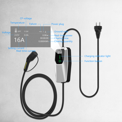 3.5kW 7kW 11kW Ev Charger Ac Portable Charging Stack IP65 Waterproof