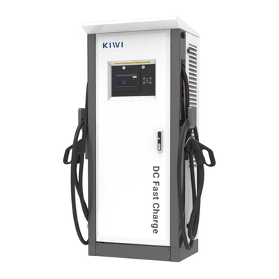 Ccs 60kw Dc Fast Charger Stasiun Pengisian EV Publik Luar Ruang ISO15118 DIN70121