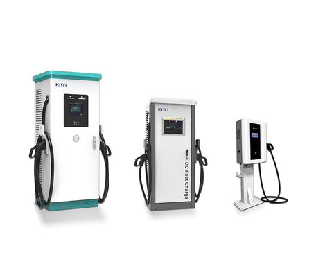 Stasiun Pengisian EV Publik Luar Ruang Dengan CCS Type 2 CHAdeMO Interface