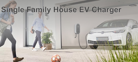Tipe 2 Wall Charger Box 7KW 11KW 22KW Tingkat 1 2 EV EU UK FR Portugal