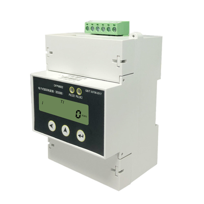 Energi Power Meter Kecil Smart RS485 Modbus Data Logger Pengisian Tumpukan 50imp/KWh