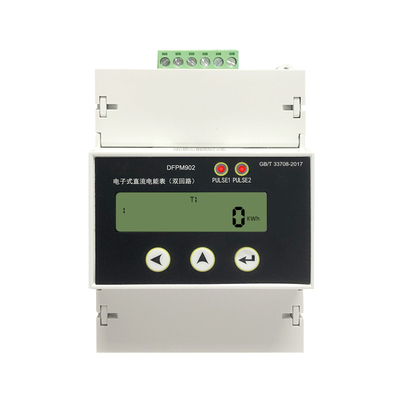 Energi Power Meter Kecil Smart RS485 Modbus Data Logger Pengisian Tumpukan 50imp/KWh
