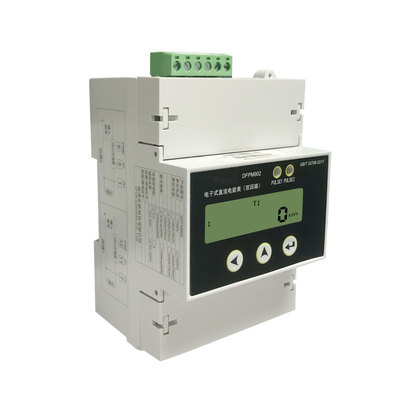 Energi Power Meter Kecil Smart RS485 Modbus Data Logger Pengisian Tumpukan 50imp/KWh