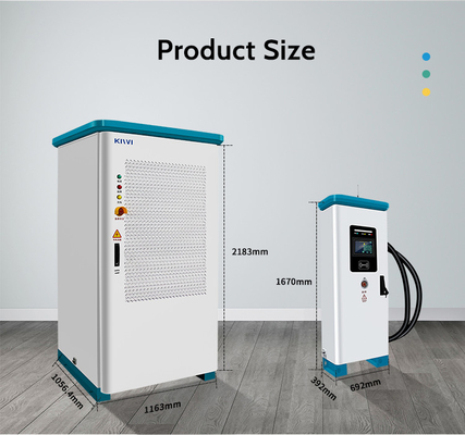 EU UK Smart EV Charger 320KW 480KW 1200KW Stasiun pengisian cepat DC komersial