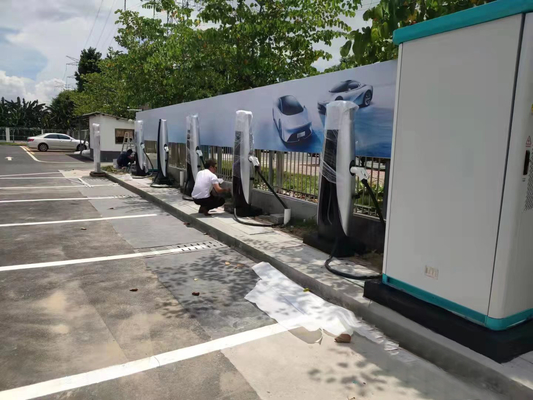 EU UK Smart EV Charger 320KW 480KW 1200KW Stasiun pengisian cepat DC komersial