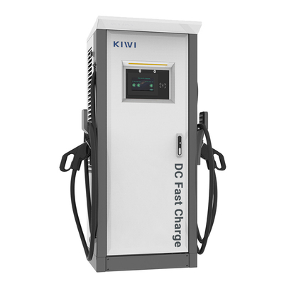 Pengisi daya DC rumah yang berdiri di lantai untuk EV 60KW 1000V 3 Pin CCS2 Terapkan pada BYD Han EV Qin Song