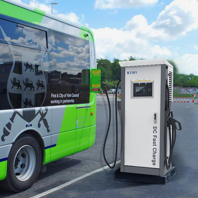 Taman Hiburan dan Mal Perbelanjaan Stasiun Pengisian EV 60kw dengan Scan QRCode Start-up