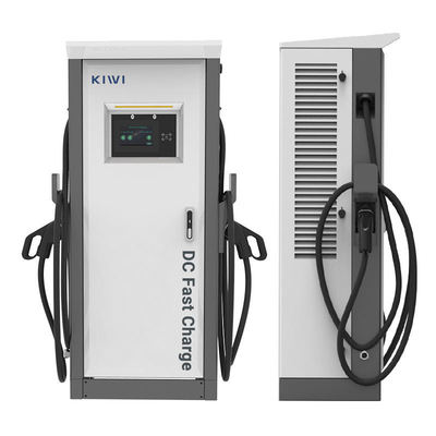 RCD AC Kebocoran Pengisi daya mobil EV berdiri di lantai untuk truk listrik besar 90KW OCPP J1772 2023