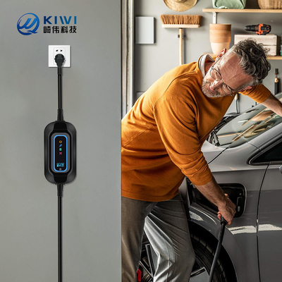 KIWI Car Electric EV Charger AC Type 1 2 16A Home EV Charging Station Panjang kabel 5M