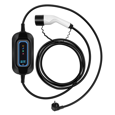 16A Output Current SAE J1772 Connector EV Charging Station untuk Tesla Model 3.5KW 7KW