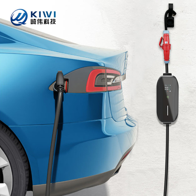 KIWI GBT Tipe 2 Stasiun Pengisian Cepat Kendaraan Listrik 16A Portable EV Charger untuk BYD