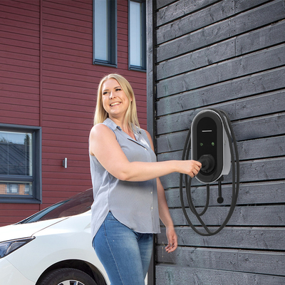 7kW 11kW EVSE Car Charging Station Type 2 IEC62196 J1772 16A 32A Mode Tingkat 2 Pengisi daya AC