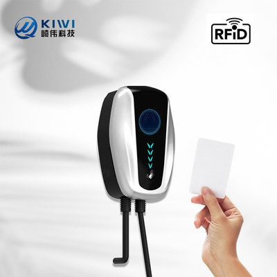 Volkswagen ID 4 EV Charger 7kw LCD Screen Single Phase Type 2 dengan Deteksi Isolasi