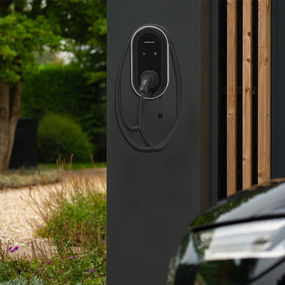 Frekuensi grid 50Hz±10Hz Tipe 1/ Tipe2 7kw EV Charging Pengisi daya kendaraan listrik dengan LCD