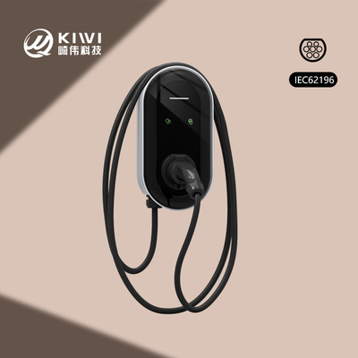 Tingkat IP55 4.3 Inch LCD EV Charging Station untuk Home Electric AC Charging Stack