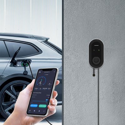 Perlindungan Kebocoran RCD IP54 5KW 22KW AC EV Charging Stack untuk Tesla di Taman Hiburan