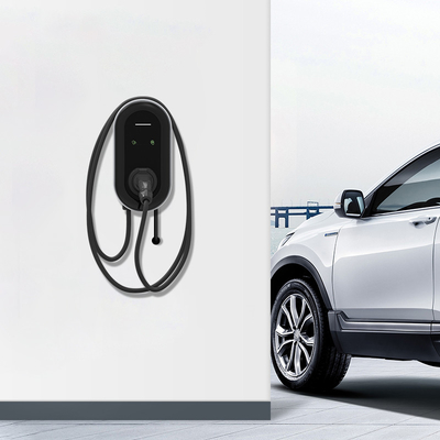 Perlindungan Kebocoran RCD IP54 5KW 22KW AC EV Charging Stack untuk Tesla di Taman Hiburan