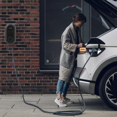 Stasiun pengisian daya AC 11kw tipe 2 3 fase 16A untuk VW Electric Bus