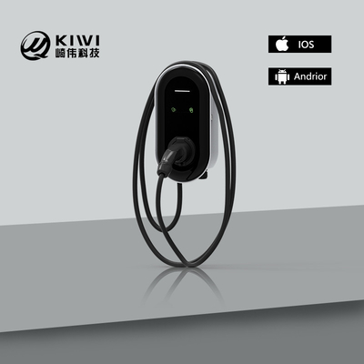 Tipe 2 22kW Tiga Fase AC Output Current EV Charger Wallbox dengan RFID App OCPP Fungsi