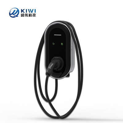 Tipe 2 22kW Tiga Fase AC Output Current EV Charger Wallbox dengan RFID App OCPP Fungsi
