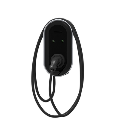 Pengecas cepat EV 22KW dipasang di dinding/kolom KIWI untuk tegangan input 380v dan kabel tipe 1 2