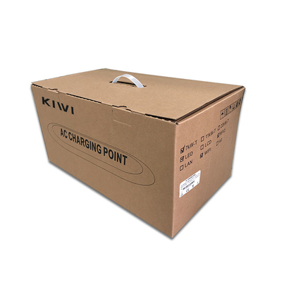 Deteksi Isolasi Impedansi AC- dan PE 32A EV Charger KIWI Home Wallbox Station
