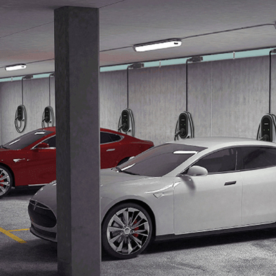 GBT Socket 1 Phase AC Level 2 EV Charging Station dengan output 7KW dan pemantauan tegangan