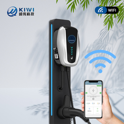Stasiun pengisian listrik tipe 2 dengan Kiwi Mini Ocpp 7kw Wall Box