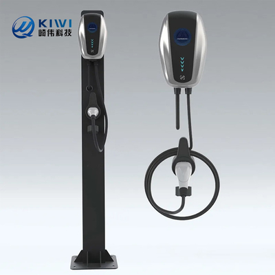 Stasiun pengisian listrik tipe 2 dengan Kiwi Mini Ocpp 7kw Wall Box