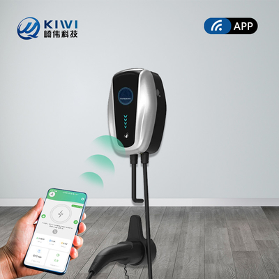 Stasiun pengisian listrik tipe 2 dengan Kiwi Mini Ocpp 7kw Wall Box