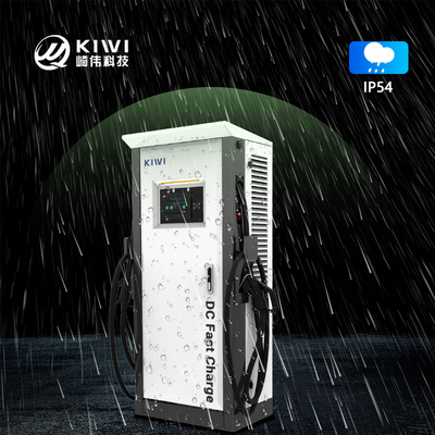 Lantai berdiri 120KW DC Output Current cepat pengisi daya mobil listrik dengan CCS 1 2 Ocpp1.6