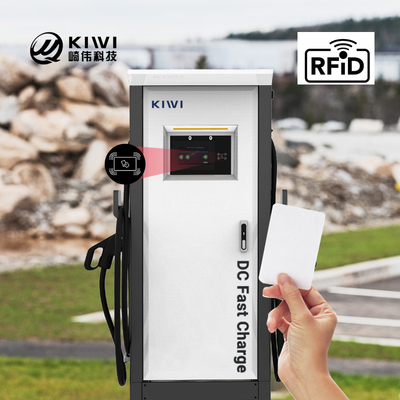 Lantai berdiri 120KW DC Output Current cepat pengisi daya mobil listrik dengan CCS 1 2 Ocpp1.6