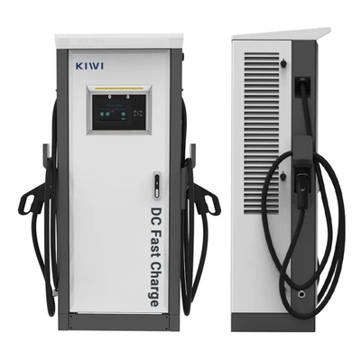 120kW CCS2 Type2 Ocpp1.6 Stasiun Pengisian Mobil Listrik untuk Pengecas DC EV Komersial Cepat