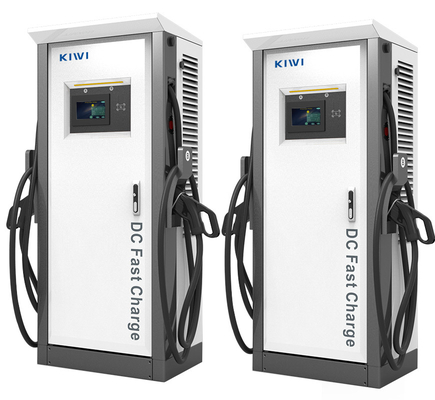 120kw CCS1 CCS2 Car Chademo EV DC Rapid Charging Station dengan Frekuensi 50Hz±10Hz