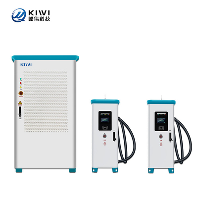 CCS1/CCS2 Interface Standard 320KW Commercial EV Charger untuk pengisian cepat di KIWI DC