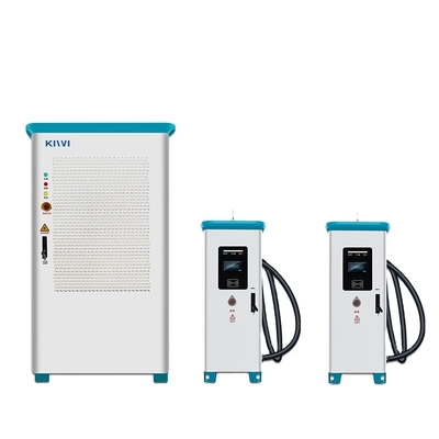CCS/CHAdeMO/Tesla OCCP 1.6 Pengisi daya EV DC 120KW yang kompatibel dengan tegangan output 150V-1000V