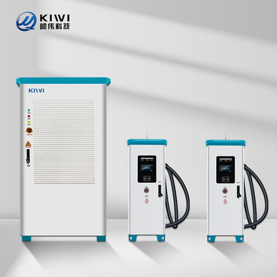 CCS/CHAdeMO/Tesla OCCP 1.6 Pengisi daya EV DC 120KW yang kompatibel dengan tegangan output 150V-1000V