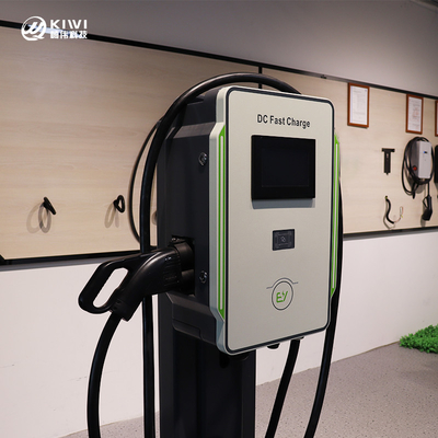 Pengisi daya mobil listrik OEM Level 3 Wall-mount 30kW DC Fast Charger CCS1 CCS2 GB/T