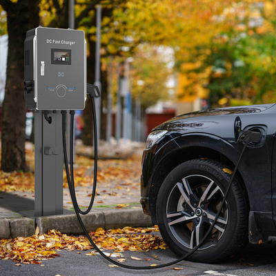 Supermarket Parkir Energi Mobil Pengisian Tumpukan CCS 40kW Hyundai Ioniq 5 Pengisi
