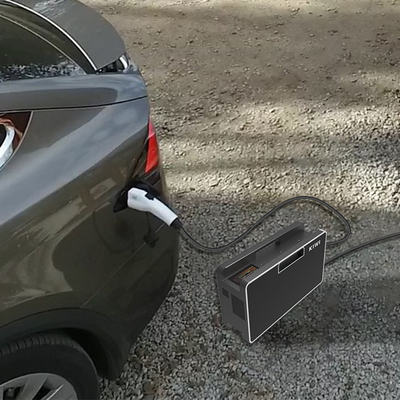 Fast Ev Car DC Charger KIWI 150V-750V Portable CCS Ev Charger untuk Tesla Model Y/S