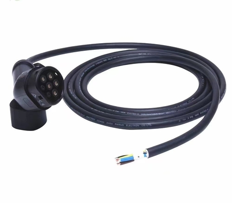 Universal 5m Electric Car Charger Line 16A-32A 2 Unit Tipe 4 dengan UL94-V0 Flame Class