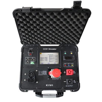 DIN70121 Protokol CCS1 CCS2 CHAdeMO GB/T Kit Simulator Kendaraan Listrik Pengisian