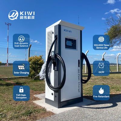 60KW 120KW Tingkat 3 Mobil Listrik CCS EV Fast Pile DC Charging Station