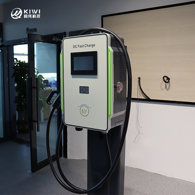 DC Wallbox Charger 30kW 40kW Mobil CCS 40A Cepat EV Charger 600V Frekuensi 50Hz