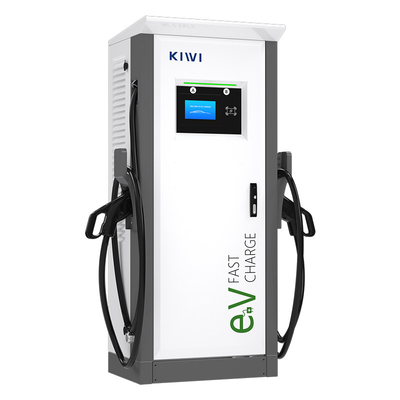 60kW 120kW 150kW DC EV Charger Kendaraan Listrik Pengisian Cepat Tumpukan CCS Stasiun Pengisian Mobil EV Komersial