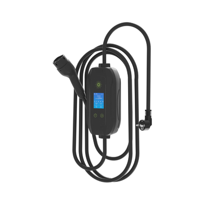 Wall Mounted Single Phase 3.5kw Portable EV Charger dengan Plug Charge dan Deteksi Isolasi