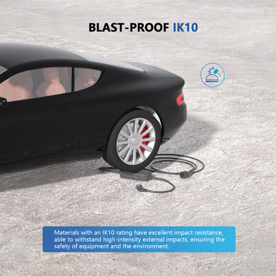 Wall Mounted Single Phase 3.5kw Portable EV Charger dengan Plug Charge dan Deteksi Isolasi