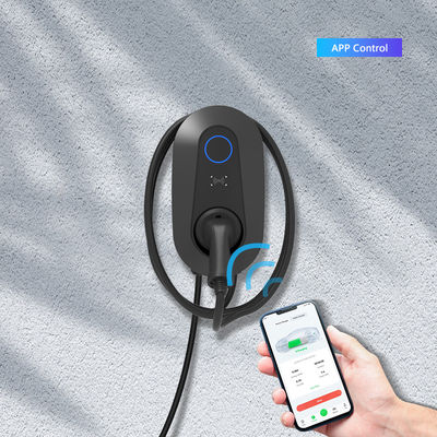 Pengisi daya EV AC 7kW dengan Type-1/Type-2/GB/T Plug dan RFID